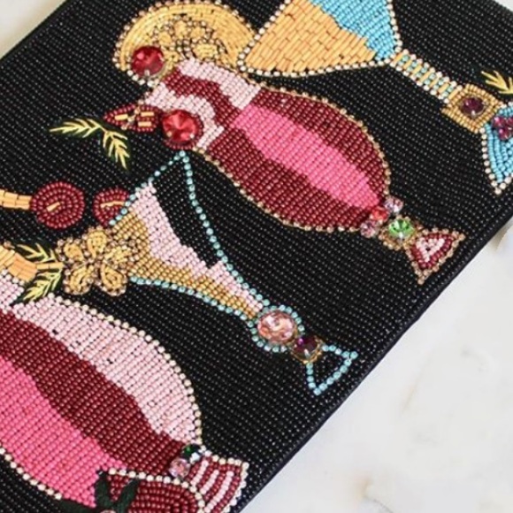 Happy hour beaded clutch bag - Picture 3 of 4